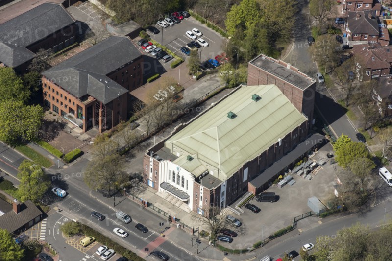 The former Forum Cinema, Palatine Road, Northenden, Manchester, 2021. Creator: Damian Grady.
