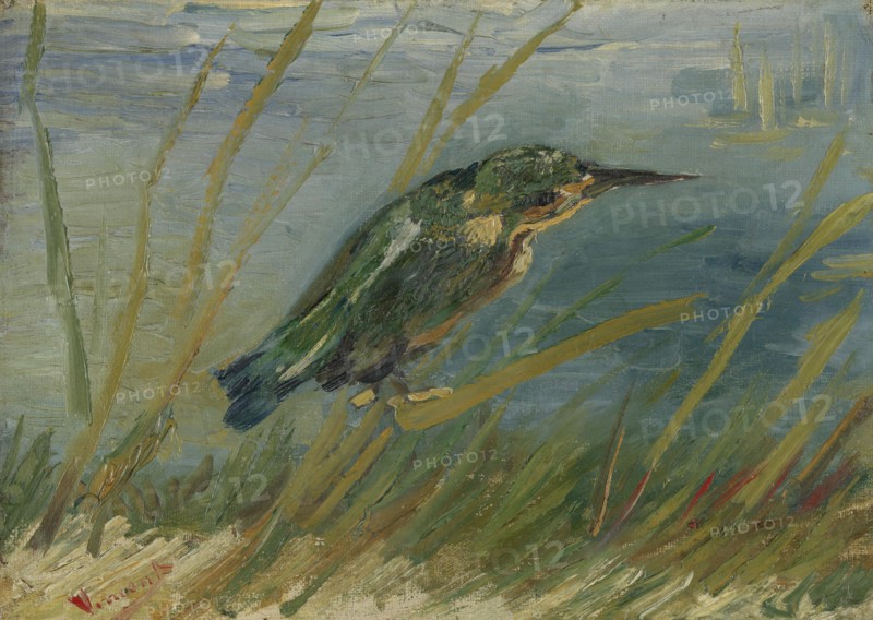 Kingfisher by the Waterside, 1887. Found in the collection of the Van Gogh Museum, Amsterdam.