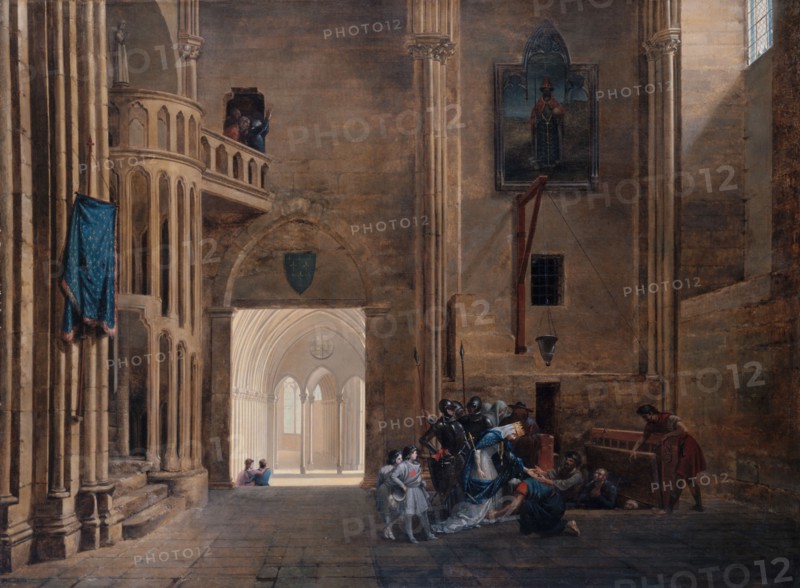 La Reine Blanche de Castille délivrant les prisonniers, 1801. Creator: Francois-Marius Granet.