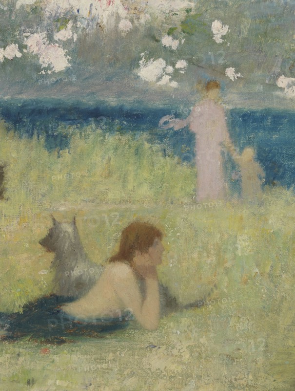 Rachou, Le Printemps (détail). Esquisse pour la mairie de Bagnolet