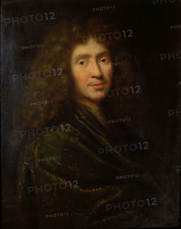 Portrait of the author Moliére (1622-1673), 17th century. Creator: Mignard, Pierre (1612-1695).