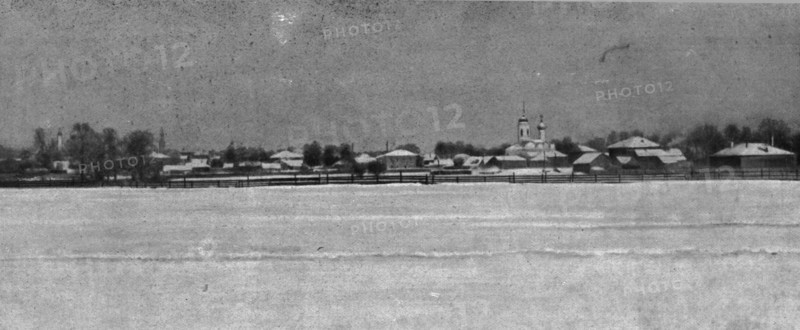 ''Arkhangelsk; vue generale d'Arkhangelsk, sur la Dvina septentrionale.', 1916. Creator: Unknown.
