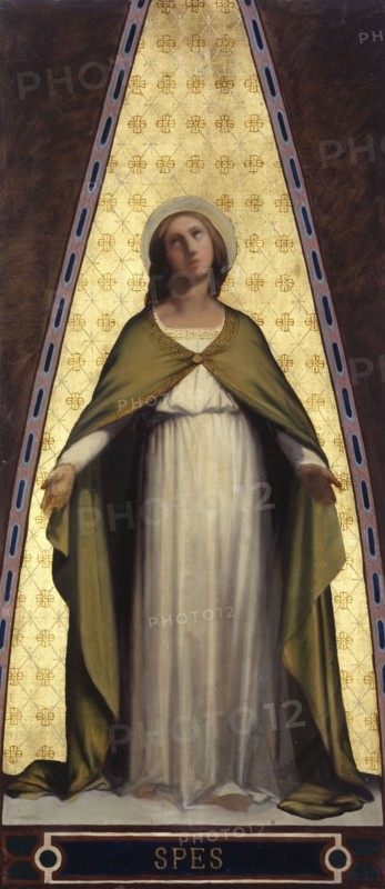 Esquisse pour l'église Saint-Jacques-Saint-Christophe de la Villette : L'Espérance, c.1843. Hope.