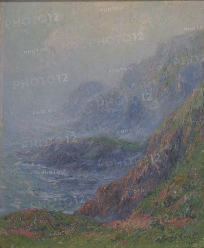 Foggy morning at Ouessant (Matinée brumeuse à Ouessant), 1901. Creator: Moret, Henry (1856-1913).