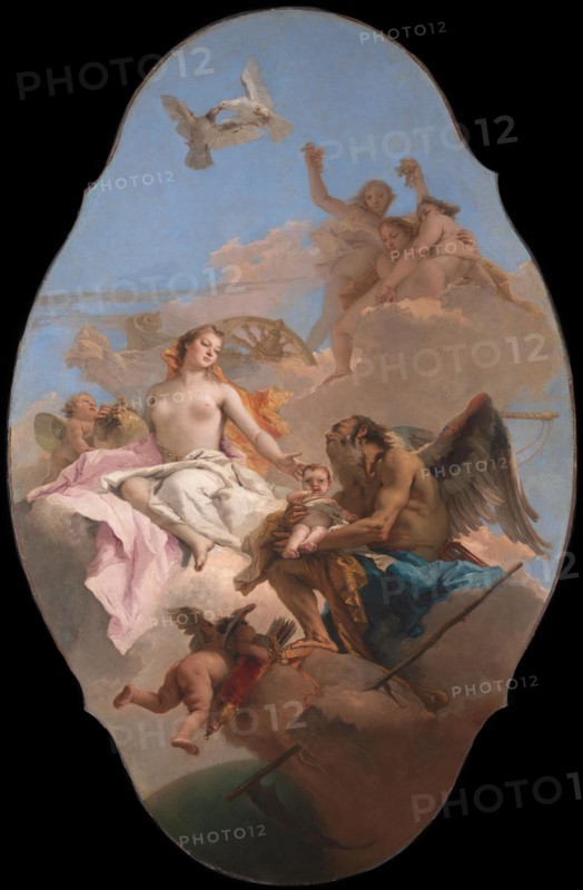 An Allegory with Venus and Time, ca 1756. Found in the collection of the National Gallery, London.