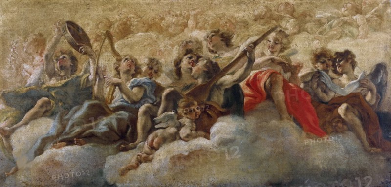 Musician Angels, 1672-1673. Found in the collection of the Musei Vaticani in Viale Vaticano, Rome.