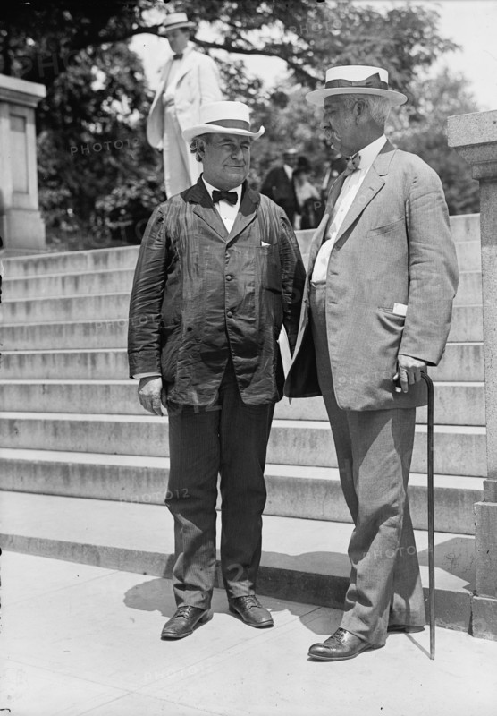 William Jennings Bryan, Rep. from Nebraska, with John R. Silliman, 1914.  Creator: Harris & Ewing.
