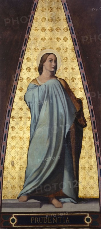 Esquisse pour l'église Saint-Jacques-Saint-Christophe de la Villette : La prudence, c.1843. Prudence