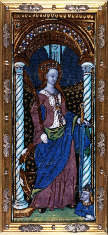 The Nativity with St Catherine, c.1500. Creator: Workshop of the Master of the Triptych of Louis XII.