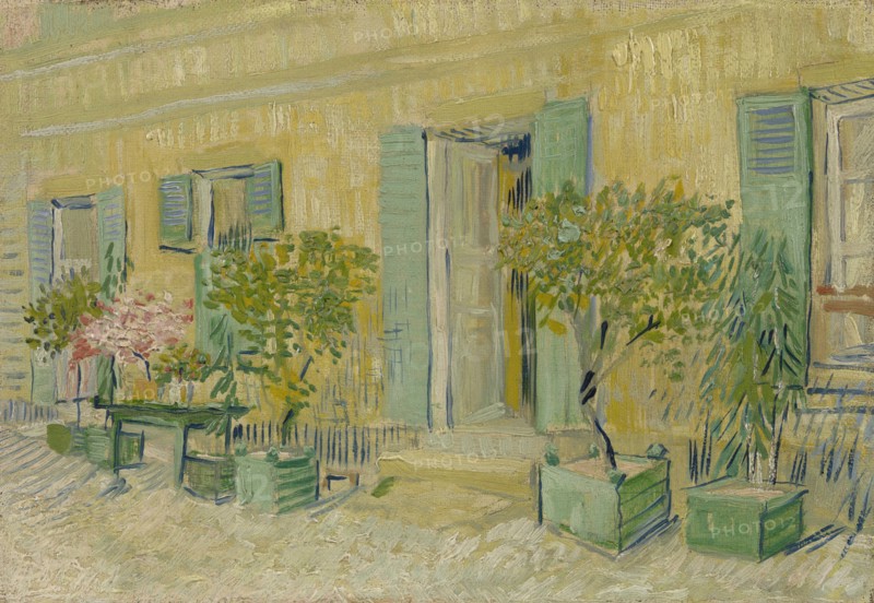Exterior of a Restaurant in Asnières, 1887. Found in the collection of the Van Gogh Museum, Amsterdam.
