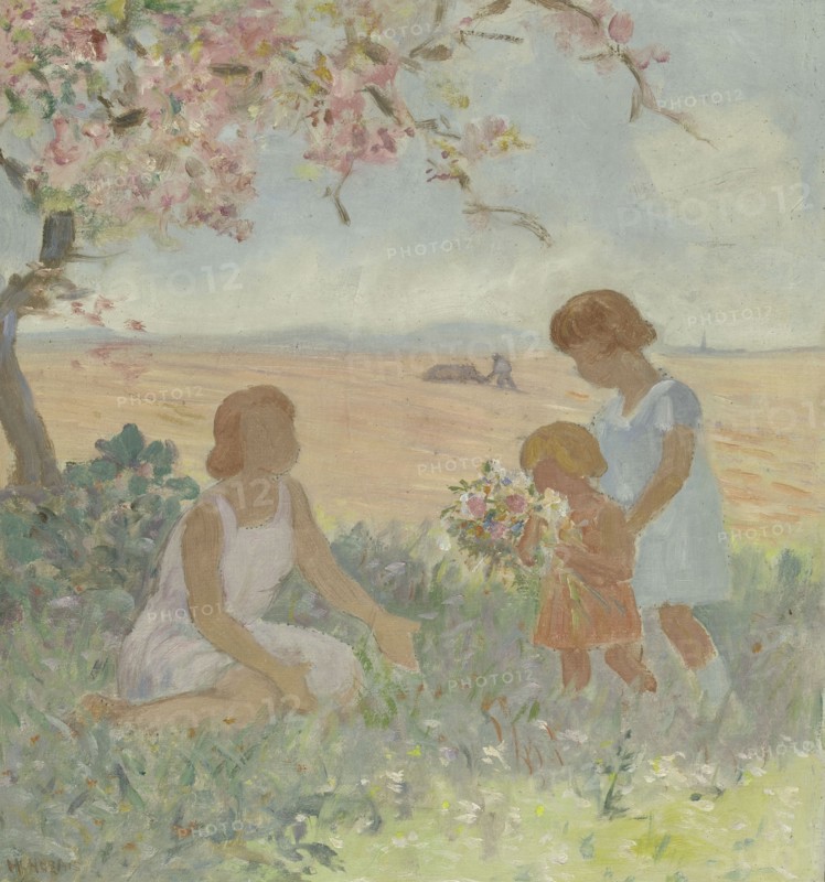 The plain: sketch for the playground of the girls' school in rue Dupleix..., c.1933.  Creator: Henri Nozais.