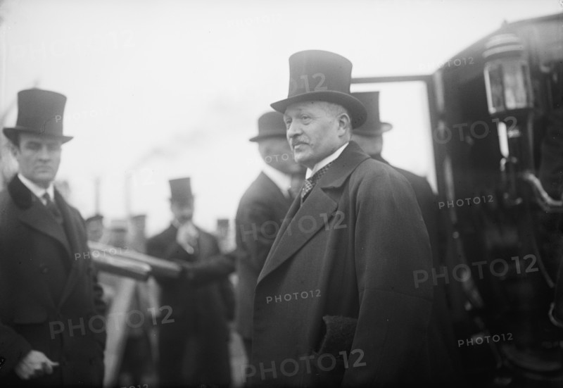 Allied Commission To U.S. Boarding Mayflower For Trip To Mount Vernon: Viviani, 1917. Creator: Harris & Ewing.