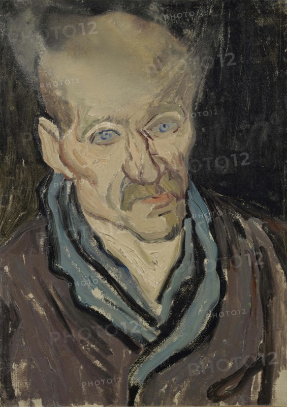 Portrait of a Man (Portrait of a patient at the Hospital Saint-Paul), 1889. Creator: Gogh, Vincent, van (1853-1890).