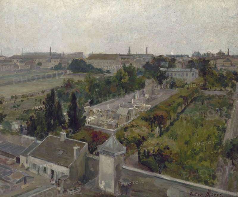 Le cimetière de Picpus et le champs des Martyrs, où furent enterrées les victimes de la..., 1898. Creator: Victor Marec.