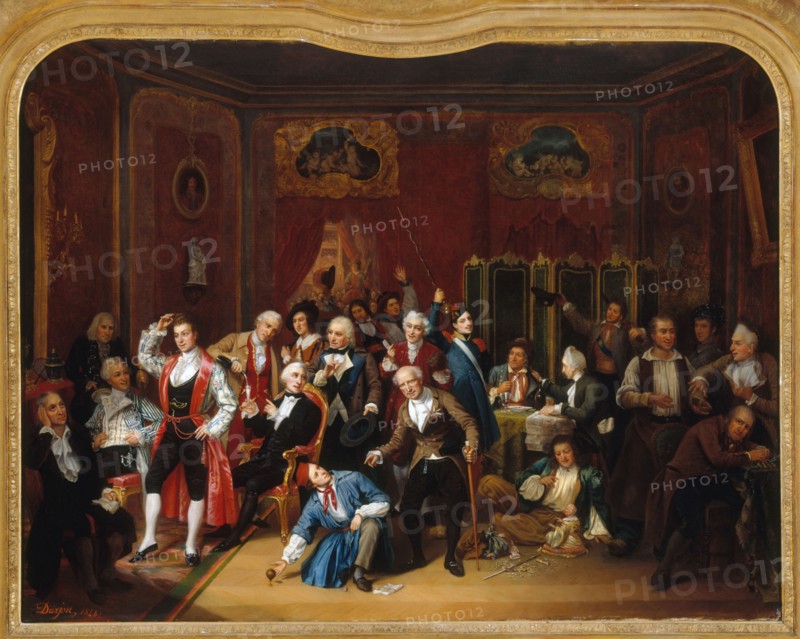 L'Acteur Hugues Bouffé (1800-1888), représenté dans les costumes de ses principaux rôles..., 1848. Creator: Victor Darjou.