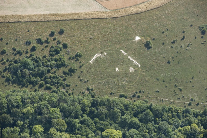 Outline chalk map of Australia being recut as part of 1st WW Centenary commemorations, Wilts, 2018. Creator: Damian Grady.