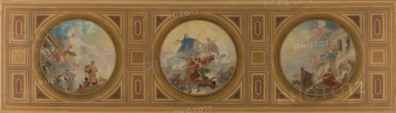 Esquisse pour la mairie du 6ème arrondissement de Paris. Liberté. Egalité. Fraternité, 1887. Creator: Leon Pierre Urbain Bourgeois.