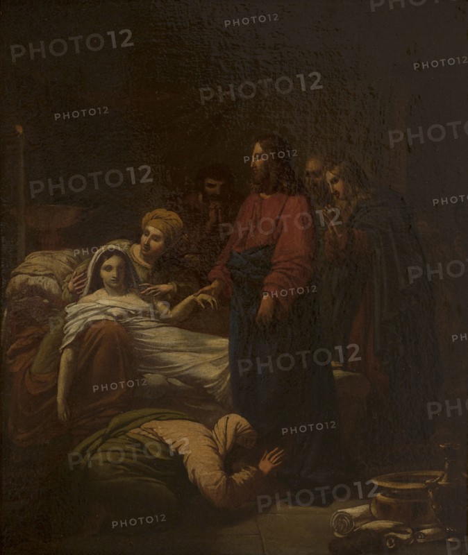 Esquisse pour le déambulatoire de la chapelle de la Vierge de l'église Saint-Roch: "Jésus..., c.1817 Creator: Pierre Claude François Delorme.