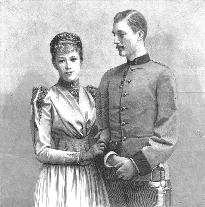 ''The Austrian Imperial Wedding; Archduchess Marie Valerie to Archduke Franz Salavator', 1890. Creator: Unknown.
