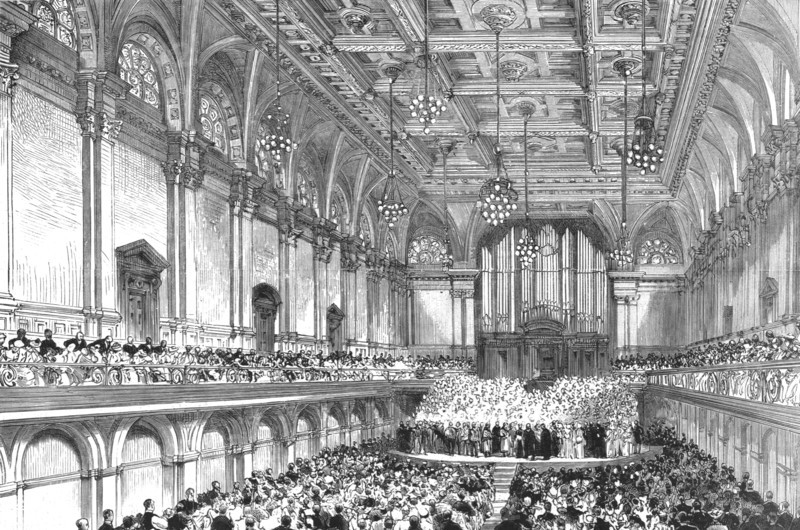 'The New Town Hall at Portsmouth - the Prince of Wales declaring the building open,1890 Creator: Unknown.