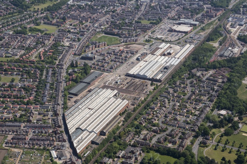 Crewe Railway Works, Cheshire East, 2017.