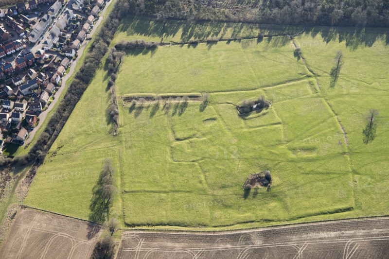 Snelshall Benedictine Priory, a moated priory site and fishponds, Whaddon,  Buckinghamshire, 2018.