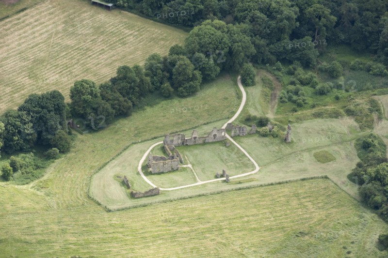 The remains of Grace Dieu Priory, an Augustinian Nunnery founded c1239, Leicestershire, 2018. Creator: Damian Grady.