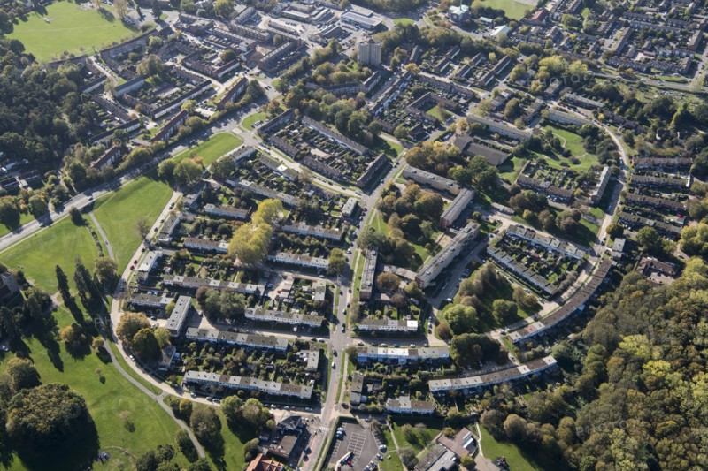 Mark Hall North housing estate, Harlow, Essex, 2018.