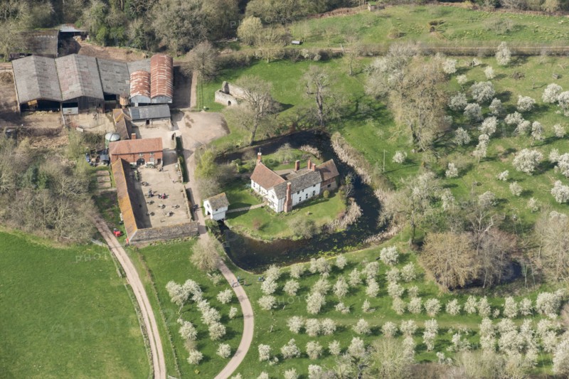 Lower Brockhampton House, late 14th century house, Herefordshire, 2019. Creator: Damian Grady.