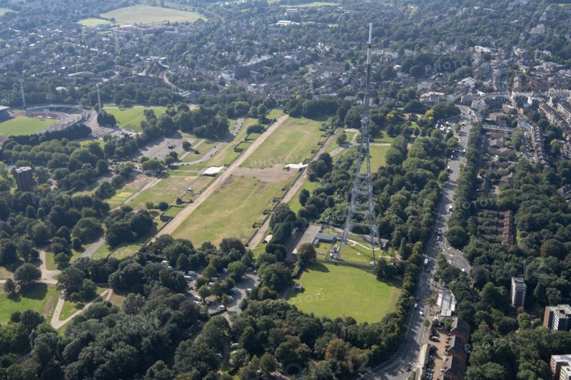 Site of The Crystal Palace and the Penge Transmitting Station, London, 2021. Creator: Damian Grady.