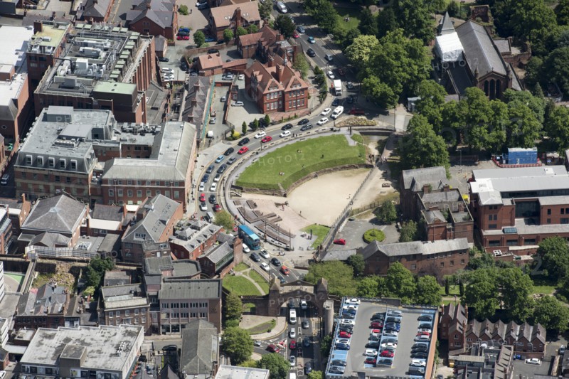 Chester Roman Amphitheatre, Cheshire West and Chester, 2021.