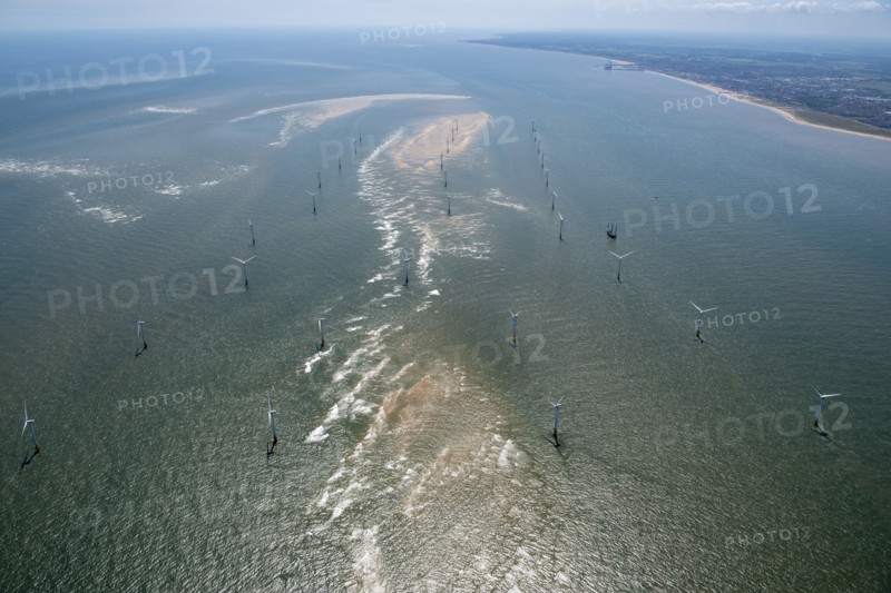 Scroby Sands Wind Farm, Norfolk, 2021.