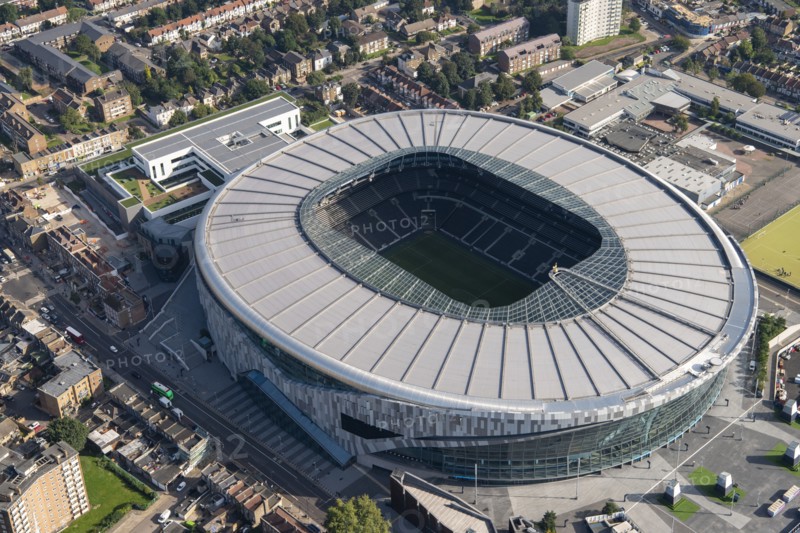The new White Hart Lane Football Ground, home to Tottenham Hotspur FC, Tottenham, London, 2021. Creator: Damian Grady.