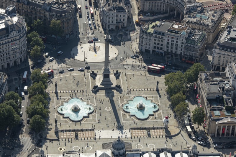Trafalgar Square and Nelson's Column, Westminster, Greater London Authority, 2021.