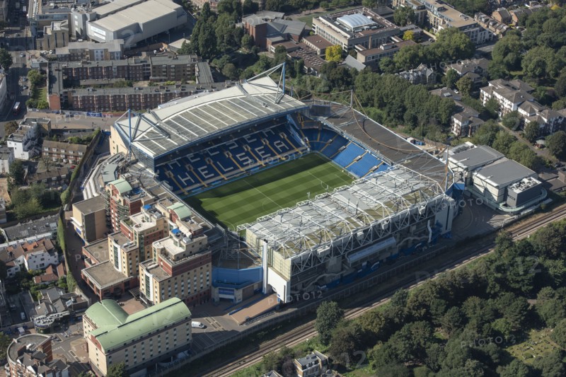 Stamford Bridge Stadium, home to Chelsea Football Club, Chelsea, Greater London Authority, 2021.
