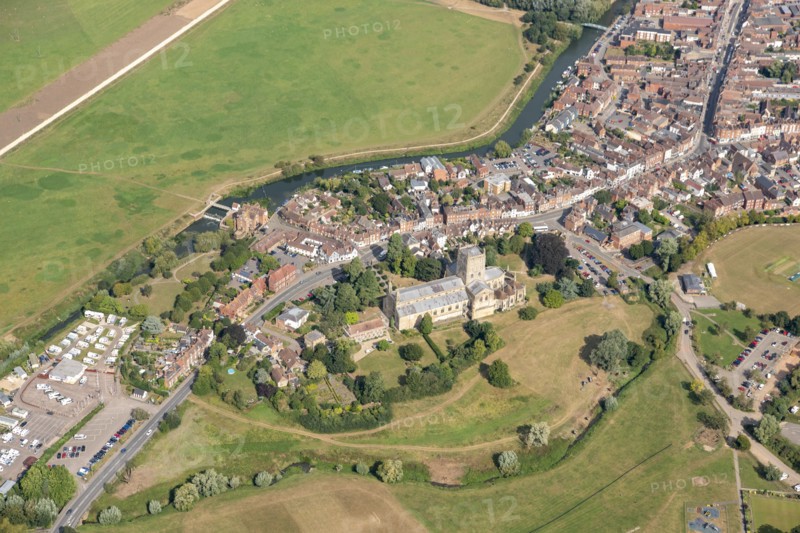 St Mary's Abbey, Tewkesbury, Gloucestershire, 2021.