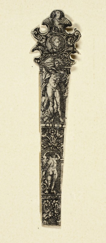 Ornamental Design for Knife Handle with Fire, from The Four Elements, c. 1590.