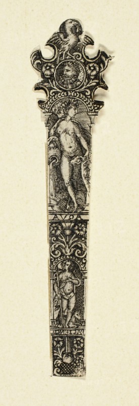 Ornamental Design for Knife Handle with Water, from The Four Elements, c. 1590.