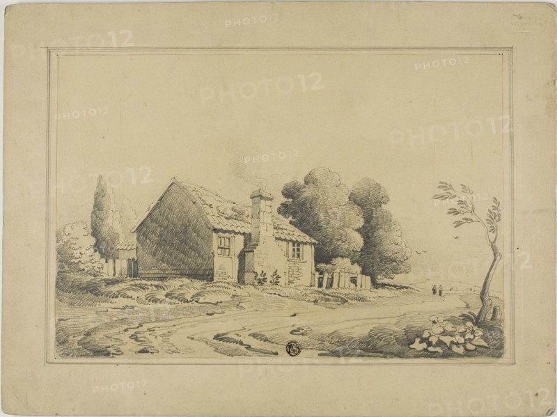 Cottage Beside Path, n.d.