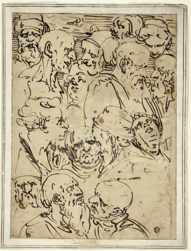 Sketches of Heads, c. 1565.