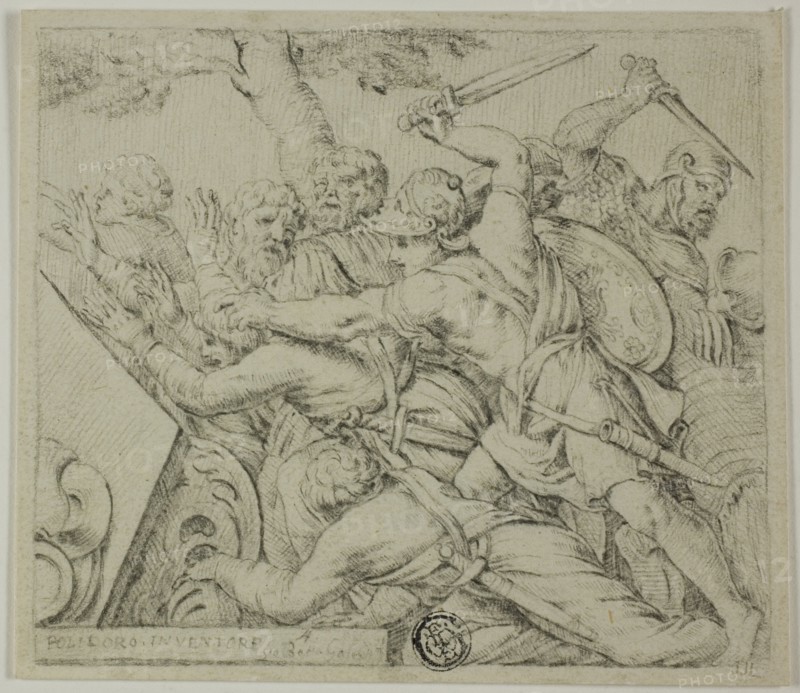 Soldiers of Cyrus Tearing Apart the Army of Spargabise, n.d.