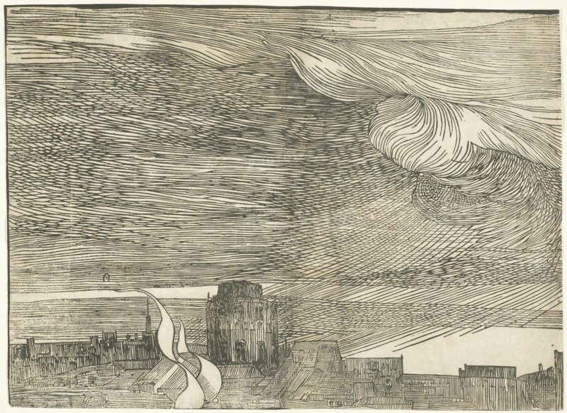 The Submersion of Pharaoh's Army in the Red Sea, c. 1515, printed 1549.
