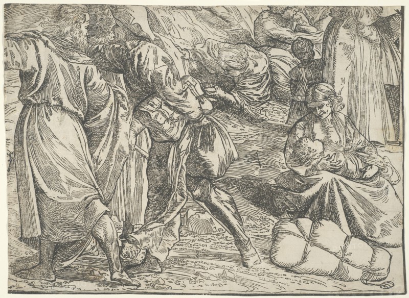 The Submersion of Pharaoh's Army in the Red Sea, c. 1515, printed 1549.