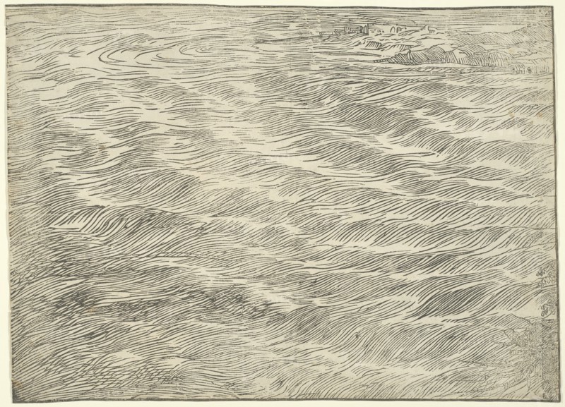 The Submersion of Pharaoh's Army in the Red Sea, c. 1515, printed 1549.