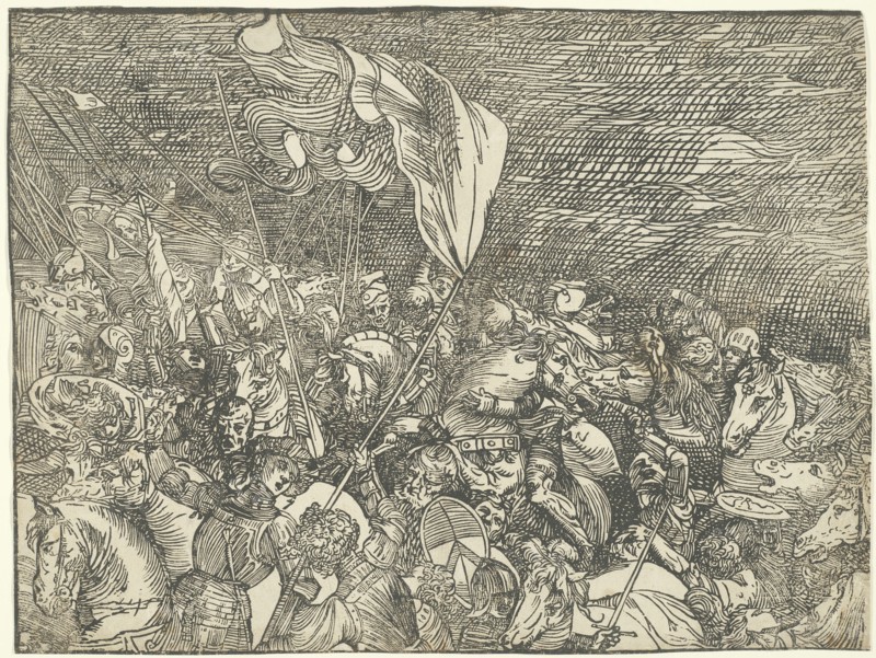 The Submersion of Pharaoh's Army in the Red Sea, c. 1515, printed 1549.