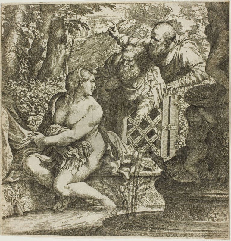 Susanna and the Elders, 1590/95.