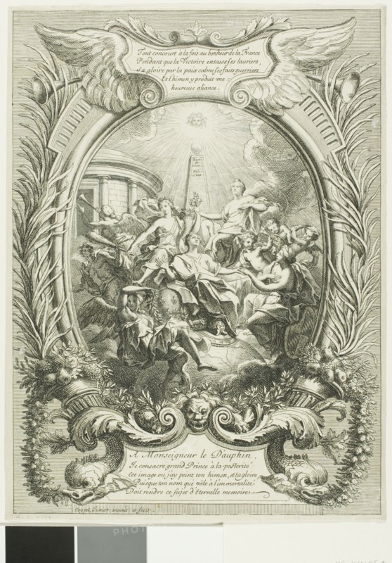 Allegory of the Glory of the Dauphin, 1680. Creator: Antoine Coypel.