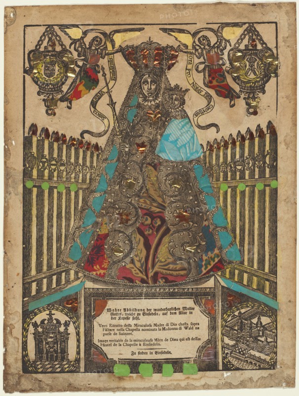 The Adoration of the Einsiedeln Madonna, n.d. Creator: Unknown.