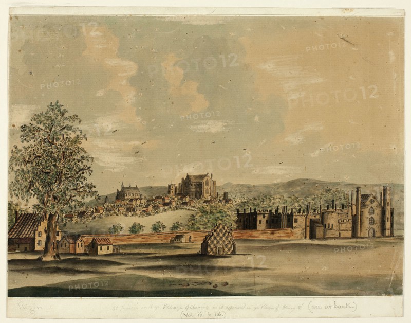 St. James's with the Village of Charing as It Appeared in ye Reign of Henry VIII, n.d. Creator: Augustus Charles Pugin.