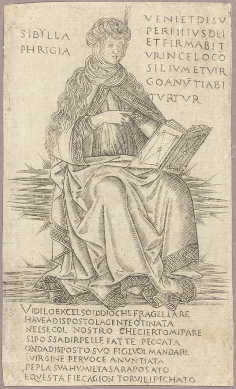 The Phrygian Sibyl, 1480/90. Attributed to Francesco Rosselli.